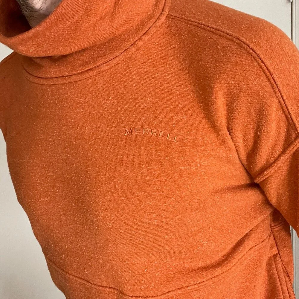 Merrell Dianthus Sweatshirt Women's Sz M Mock Neck Cozy Pockets Pullover